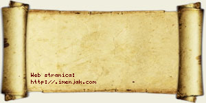 Una Gunjević vizit kartica